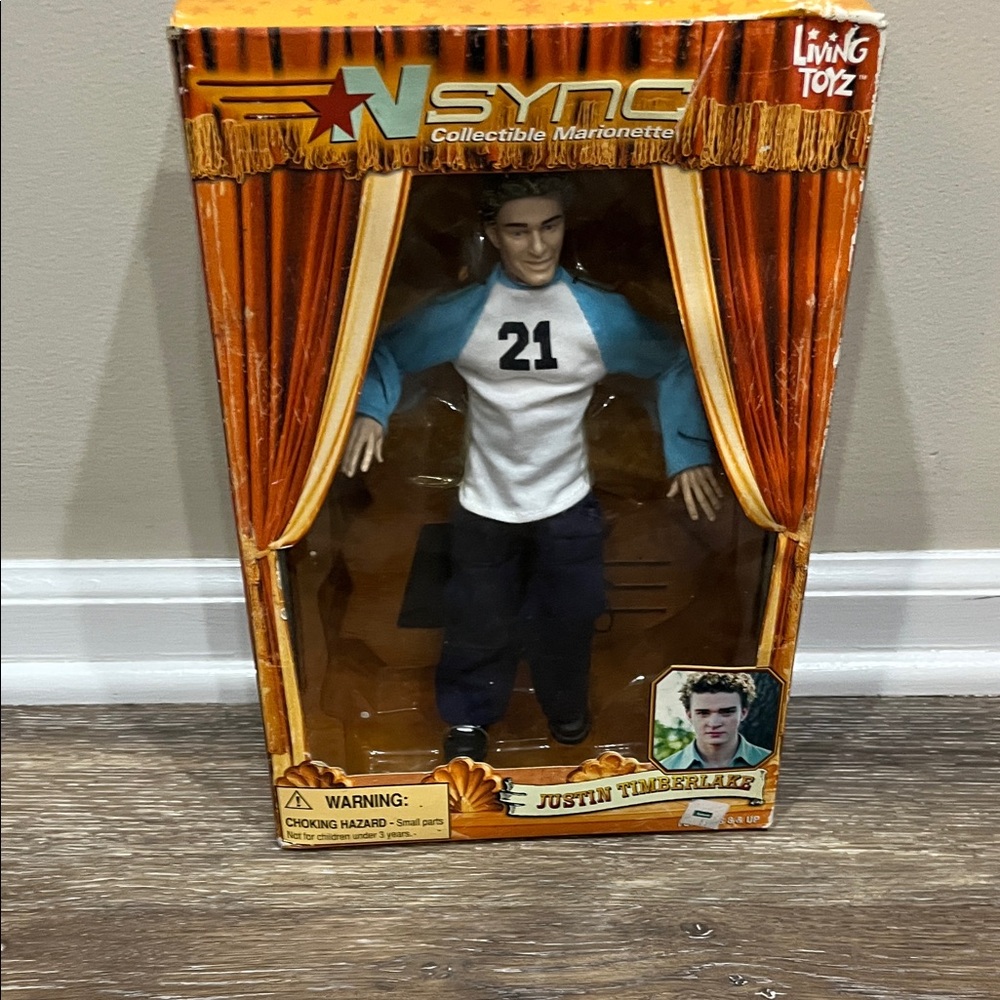 NSYNC Collectible Marionette with Blue and White Outfit